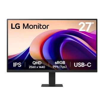 Lg Ultrafine 27" Qhd IPS Monitor 100hz with USB-C