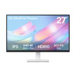 Lg Ultrafine 27" 4K UHD IPS Monitor - White