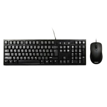 Port Design Combo Wired Mouse + Keyboard - Black