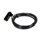 Port Connect 1.8m T-bar Combination Cable Lock
