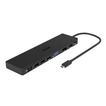 Port USB Type-c 1 X Usb3.1|2 X USB 3.0|2 X USB 2.0|1 Xhdmi-dp-vga| Micro+sd Card Reader|1 X Mini Dp|1 X Rj45|1 X Audio-microphone| Pd 100w -Black