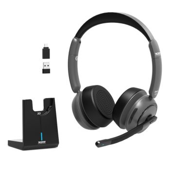 Port Connect On’r 700 Bluetooth Wireless Headset with Noise Cancellation