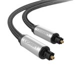 UGREEN Av108 Male to Male Toslink Optical Audio Cable 2m–grey