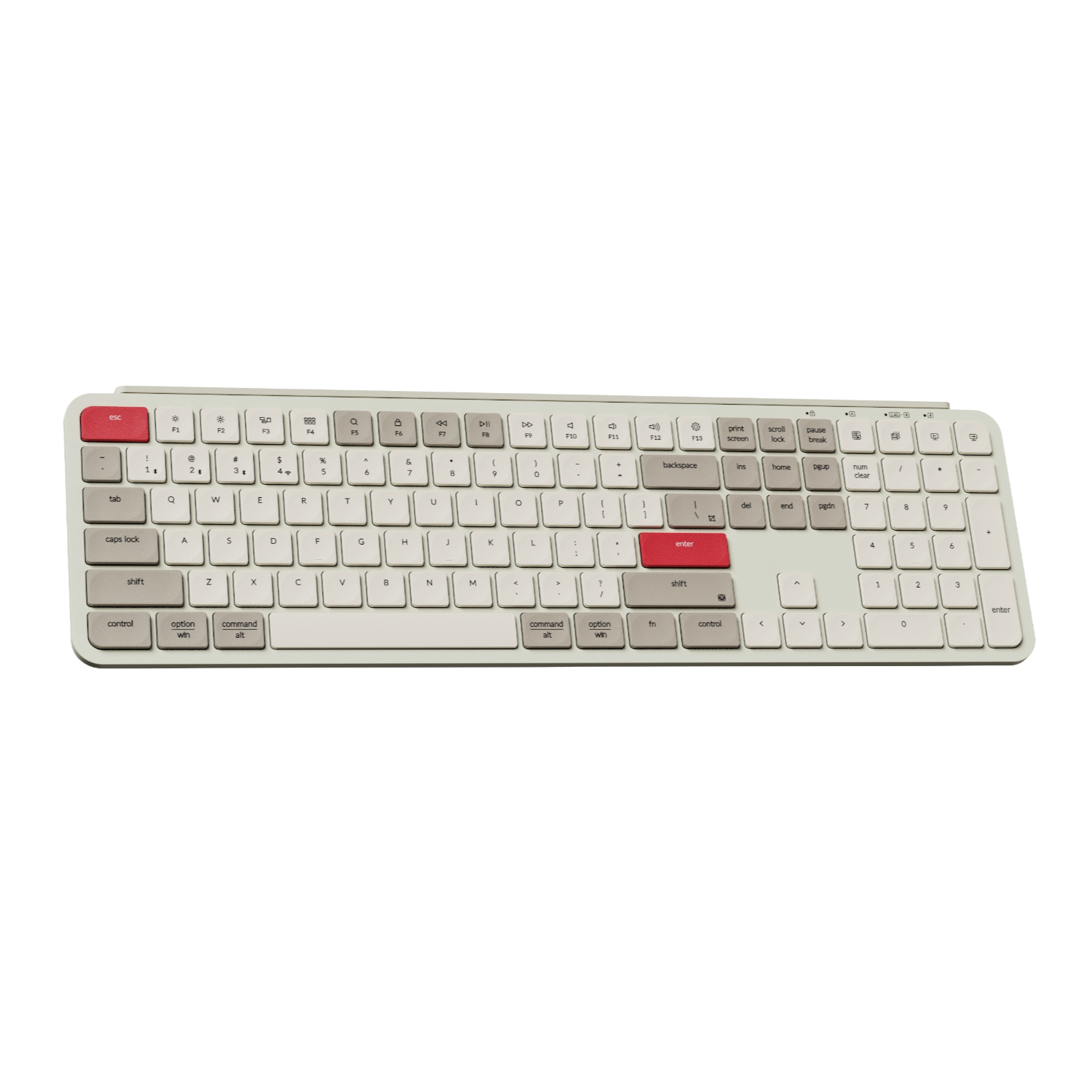 B6P-K13_Keychron-B6-Pro-Ultra-Slim-100-Wireless-Keyboard-–-Retro-Red_01 blank