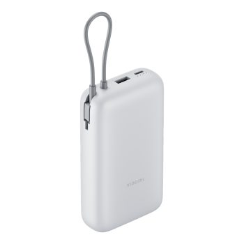 Xiaomi Power Bank 20000mah (Integrated Cable) - Light Grey