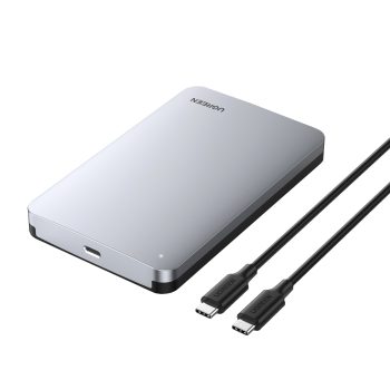 UGREEN Cm300 2.5 Inch USB Type-c Hard Drive Enclosure - Silver