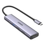 UGREEN Revodok 5-in-1 Type-c Hub | 4K HDMI | Type-c | Usb3.0 | Usb2.0