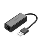 UGREEN Cr110 Ethernet Adapter | USB 2.0 to Rj45 - Black