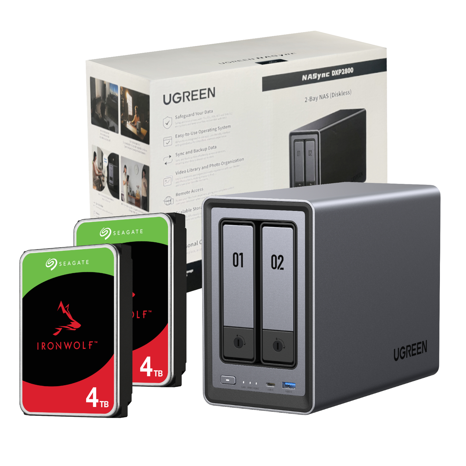 DXP2800-8TB_UGreen-DXP2800-2-Bay-NAS-with-2-x-4TB-Seagate-Ironwolf-HDD_wr_01a blank