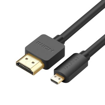 UGREEN Hd127 Micro HDMI to HDMI 2.0 Cable 1.5m - Black