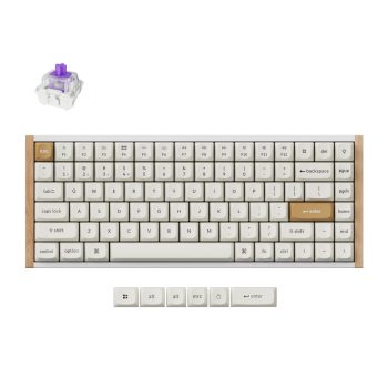 Keychron K2 He Wireless Special Edition Magnetic Custom Keyboard | Nebula Switch – White
