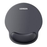 UGREEN Lp668 Ergonomic Mousepad with Wrist Rest (220 X 245 Mm) - Black
