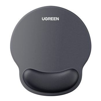 UGREEN Lp668 Ergonomic Mousepad with Wrist Rest (220 X 245 Mm) - Black
