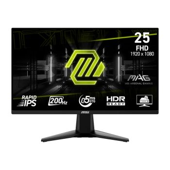 MSI Mag 255f E20 25" FHD 200hz Rapid IPS Gaming Monitor