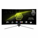 MSI Mag345cqr 34" Curved Gaming Monitor 3440x1440 (Uwqhd) Va 1ms 180hz
