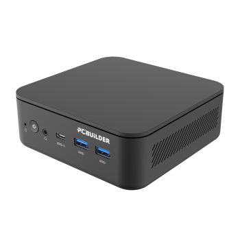 Pcbuilder Cube Intel Core 3-100u 16gb DDR5 512gb Windows 11 Pro Mini PC
