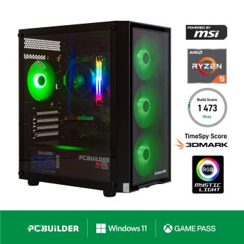 Pcbuilder Ryzen 5 5600gt Defender Windows 11 Gaming PC