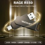 PE128GR550DSAD_Patriot-Rage-R550-128GB-USB3.2-Swing-Type-A-to-C-Flash-Drive_wr_01