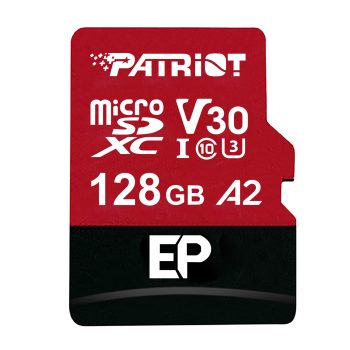 Patriot Ep Series 128gb Micro SDXC V30 A2 (W/o Adaptor)