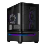 Asus Prime Ap202 Argb Curved Tempered Glass Micro-atx Chassis – Black