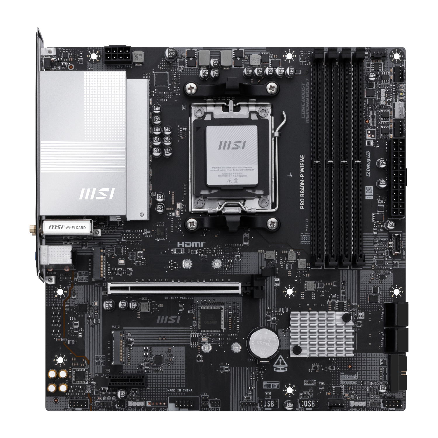 PROB840M-PWIFI6E_MSI-PRO-B840M-P-WIFI6E-AM5-mATX-Motherboard_wr_02a blank
