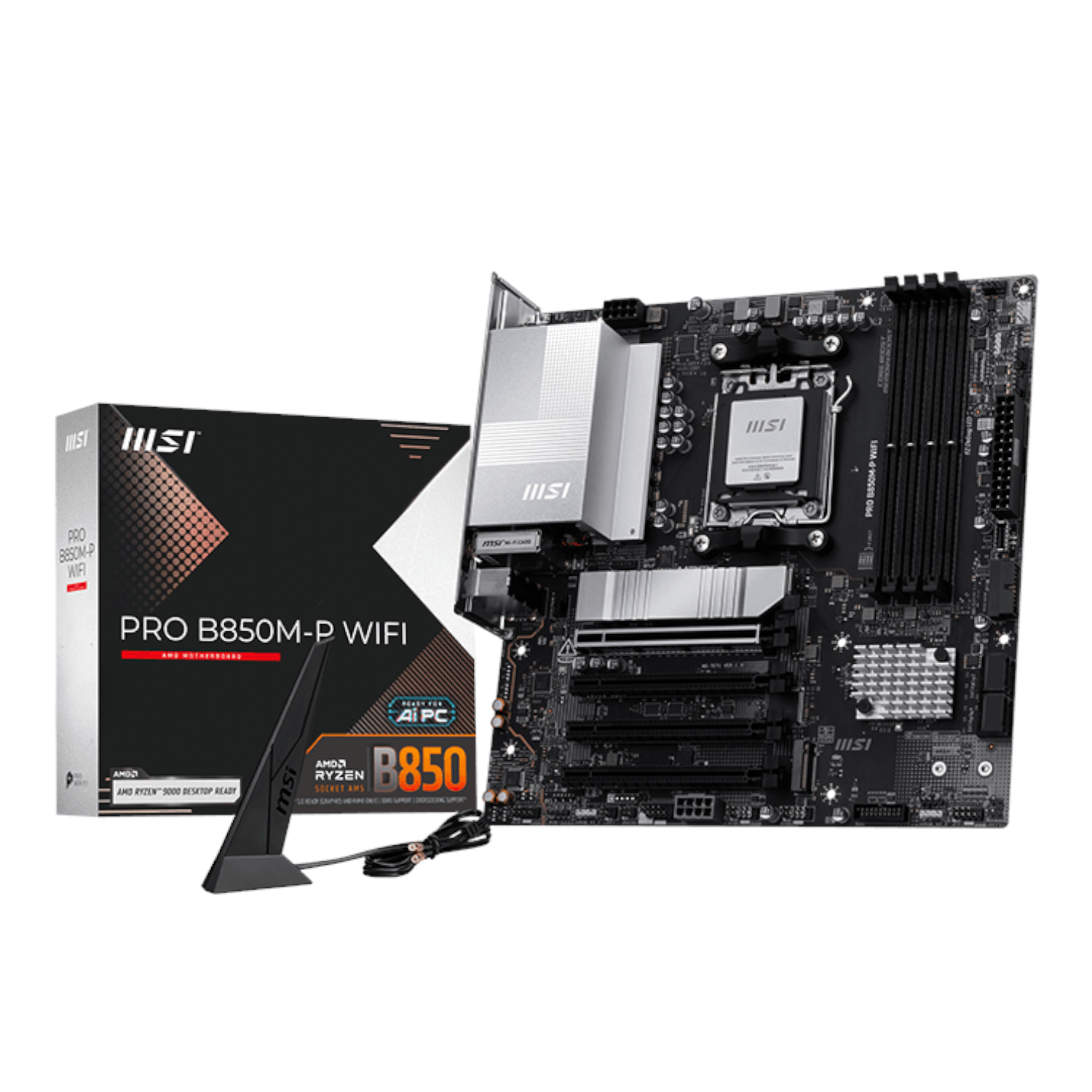 PROB850M-PWIFI_MSI-PRO-B850M-P-WIFI-AM5-mATX-Motherboard-Black_wr_01a blank