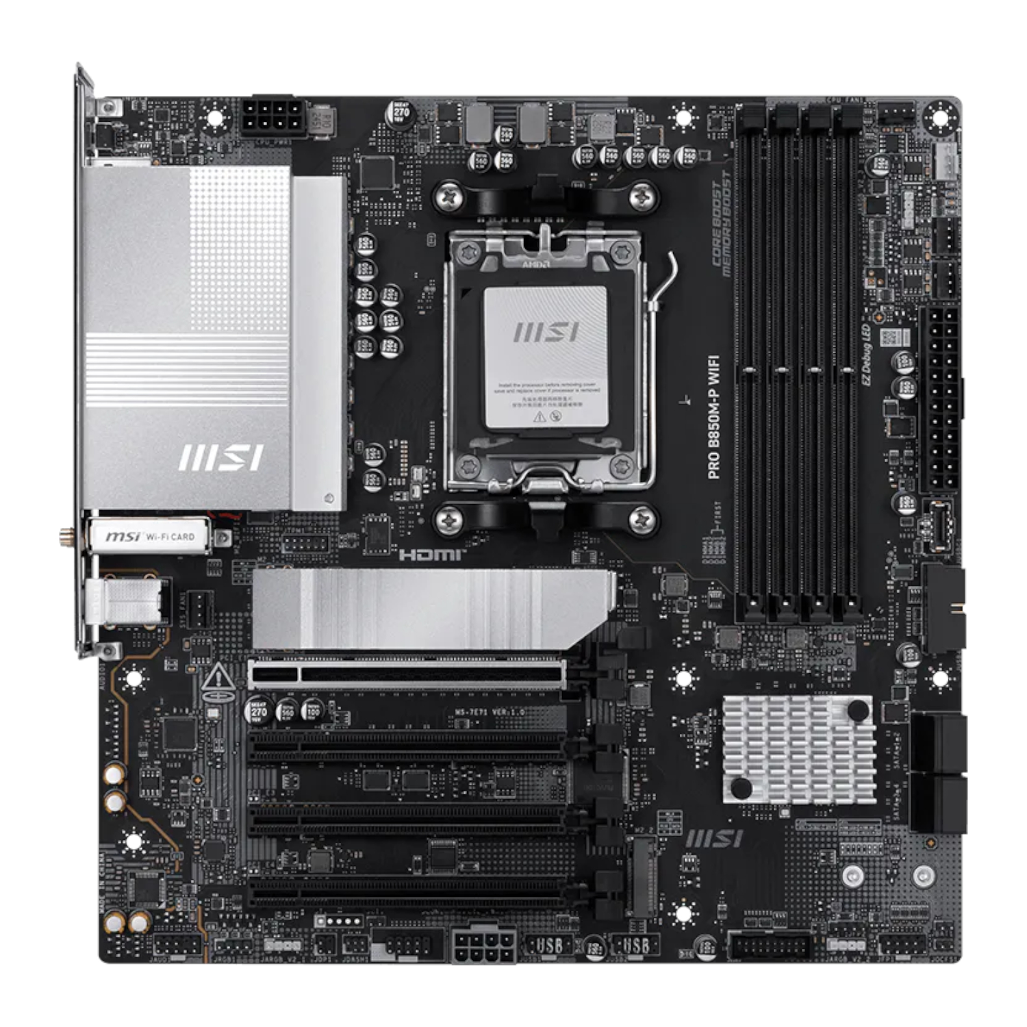 PROB850M-PWIFI_MSI-PRO-B850M-P-WIFI-AM5-mATX-Motherboard-Black_wr_02a blank