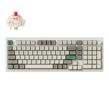 Keychron Q5m-p1 Qmk/via Wireless Custom Keyboard - Shell White