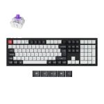 Keychron Q6 He Qmk Full-size Wireless Custom Mechanical Keyboard (Nebula Switch) – Carbon Black