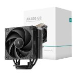 Deepcool Ak400 G2 Dark 120mm CPU Air Cooler - Black