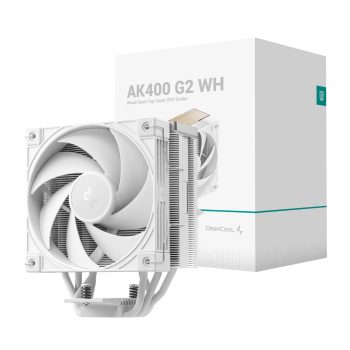 Deepcool Ak400 G2 120mm CPU Air Cooler – White