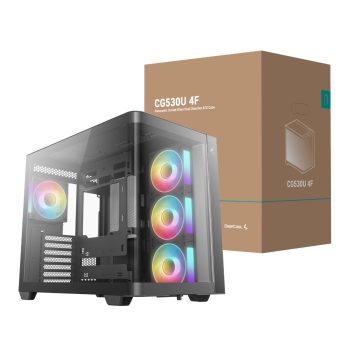 Deepcool Cg530u 4f ATX Gaming Chassis - Black