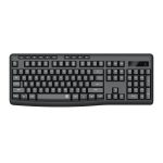 Redragon Bk-7367 Full-size Ergonomic Wireless Membrane Office Keyboard - Black