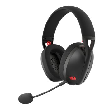 Redragon Over-ear Ire Bt5.2 Wireless Gaming Headset - Black