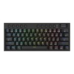 Redragon Horus Mini Pro 61key Wireless Bluetooth Red Switch RGB Low Profile Gaming Mechanical Keyboard - Black