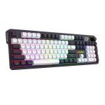 Redragon K762wb-rgb-pro LCD Full-size Gasket Mechanical Keyboard - Black