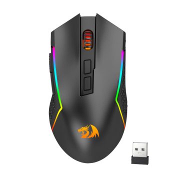 Redragon Trident Pro 8000dpi RGB Gaming Mouse - Black