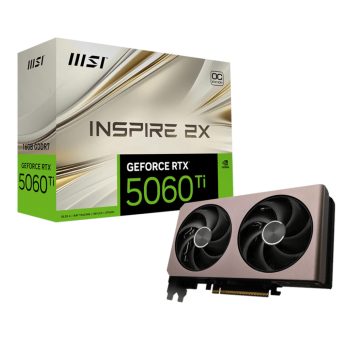 MSI Geforce RTX 5060 Ti 16gb Inspire 2x Oc Graphics Card