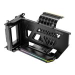 Antec Shift Argb Vertical GPU Bracket with Pcie 4.0 Riser Cable - Black