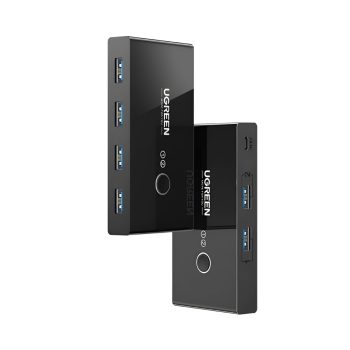 UGREEN USB 2.0 4-port Switch Box, with 1.5m USB Cables