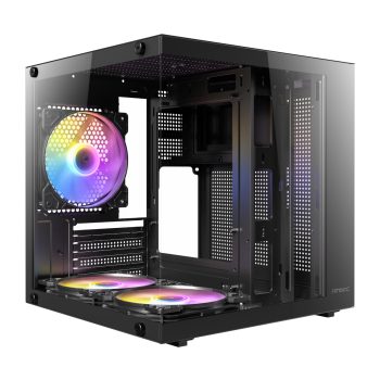 Antec Vcx10m RGB Micro-atx | ITX Mini -Tower Gaming Chassis - Black