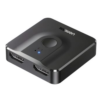 UGREEN Cm217-50966 2-in-1 Bi-directional 4K HDMI Switcher - Black