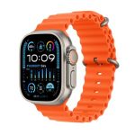 Apple Watch Ultra 2 Gps + Cellular, Titanium Case with Ocean Band (49mm) - Orange Ocean