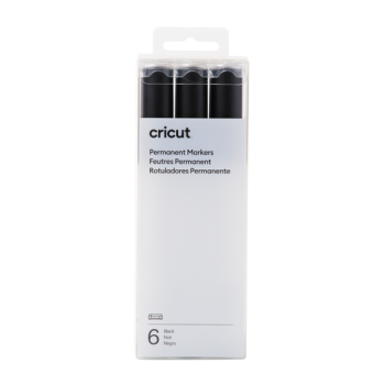 Cricut Permanent Markers 2.5 Mm, Black (6 Ct)