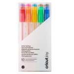Cricut Joy Glitter Gel Pens 0.8 Mm, Rainbow (10 Ct)