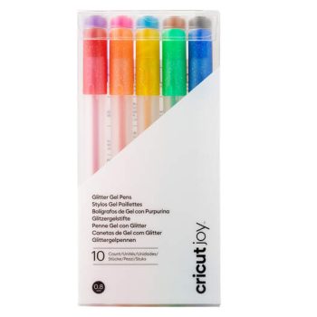 Cricut Joy Glitter Gel Pens 0.8 Mm, Rainbow (10 Ct)